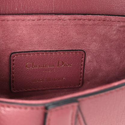 Christian Dior Goatskin Mini Saddle Bag Mallow Rose 5 of 9
