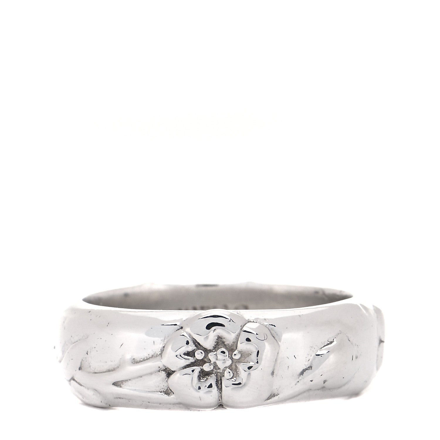 Tiffany Sterling Silver Flower Ring 49 5 1 of 5