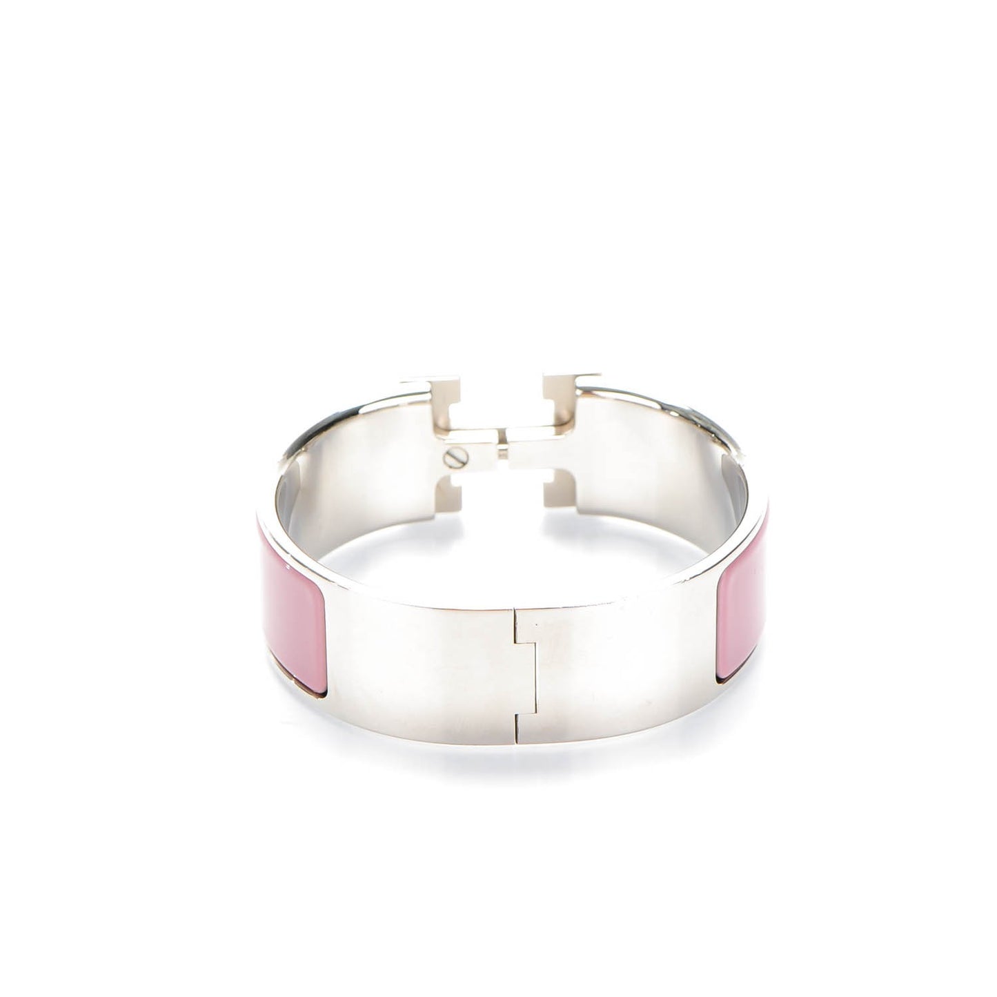 Enamel Wide Clic Clac H Bracelet Bois De Rose