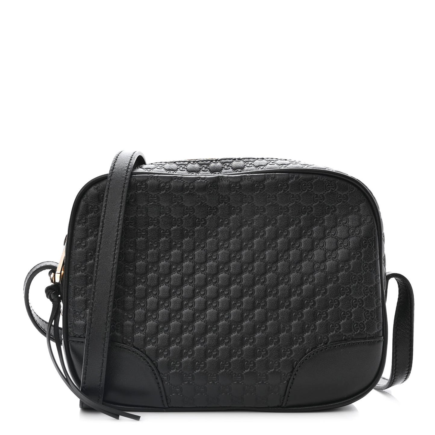 Microguccissima Mini Bree Messenger Bag Black