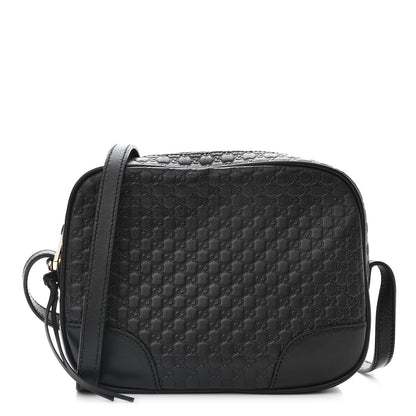 Gucci Microguccissima Mini Bree Messenger Bag Black 1 of 10