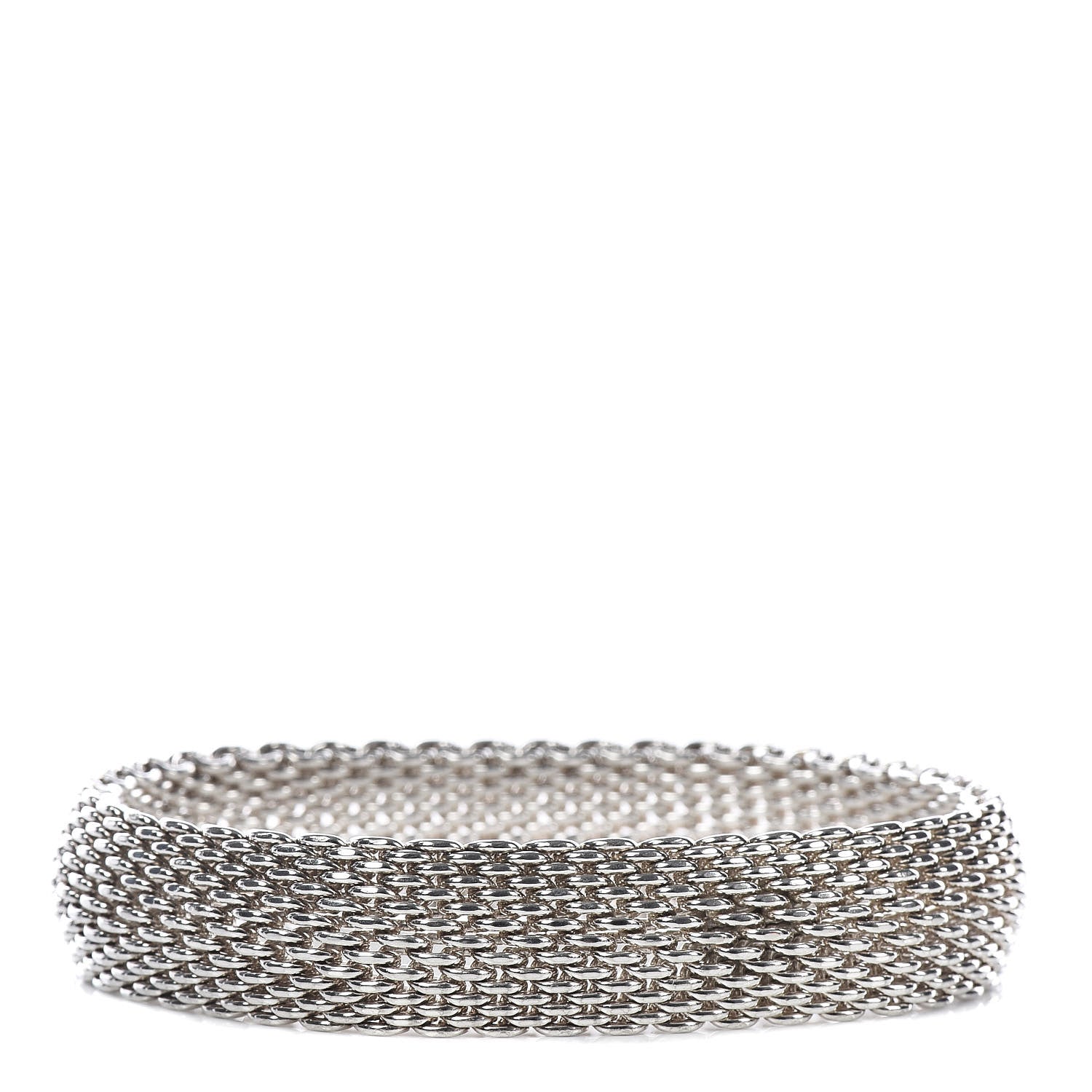 Tiffany Sterling Silver Somerset Mesh Bracelet 3 of 4