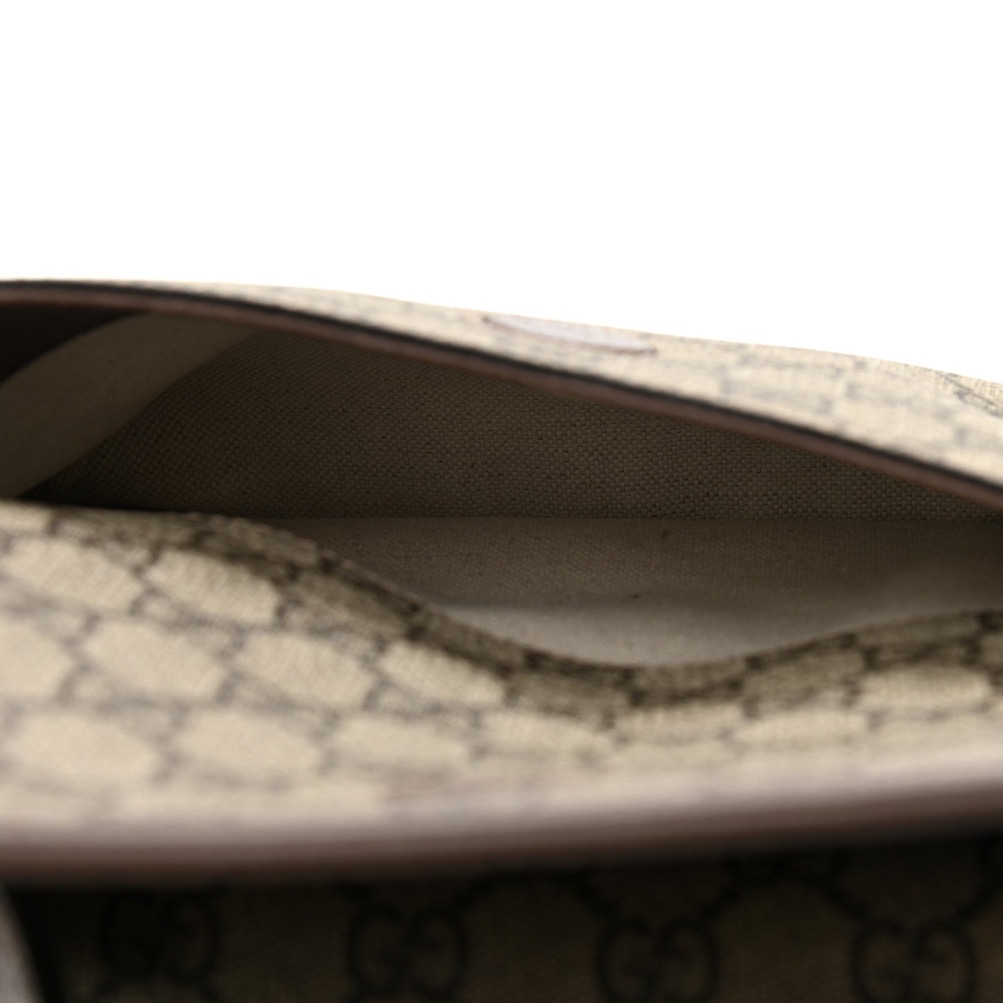 GG Supreme Monogram Web Small Neo Vintage Double Flap Messenger Bag Beige New Acero