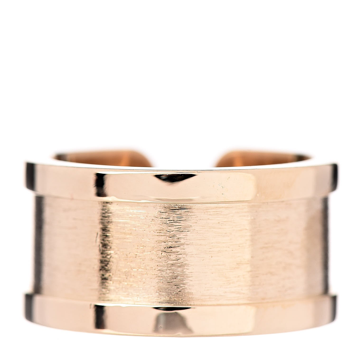 Cartier 18K Yellow Gold 10mm Logo De Ring 50 5.25 3 of 6