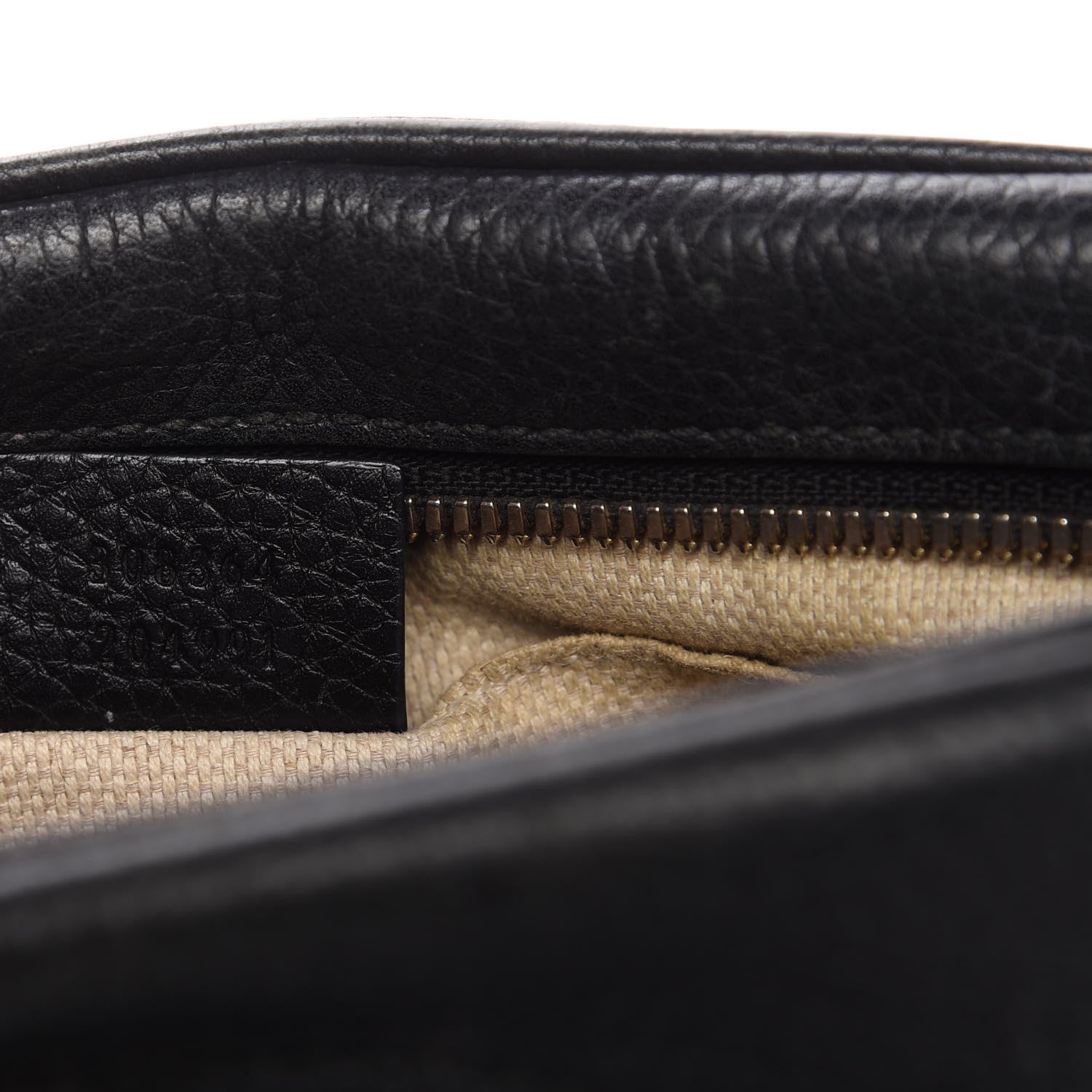 Gucci Pebbled Calfskin Small Soho Disco Bag Black 9 of 9