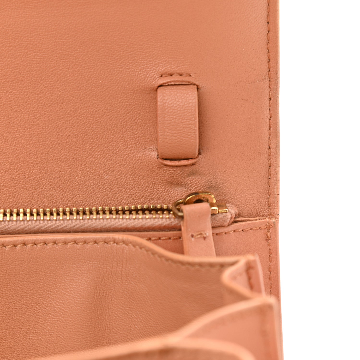 Celine Box Calfskin Medium Classic Box Flap Bag Nude 11 of 21