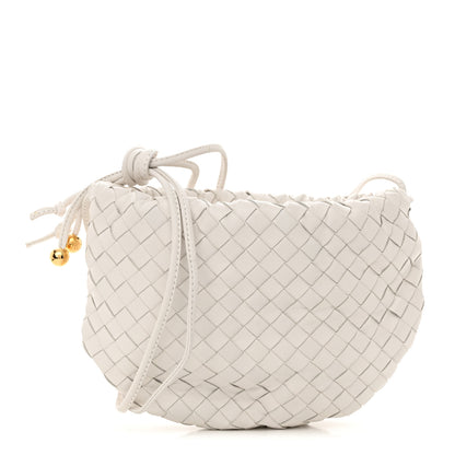 Bottega Veneta Nappa Intrecciato Mini Bulb White 1 of 10