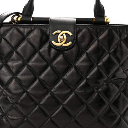 Chanel leather shoulder bag black 9 of 14