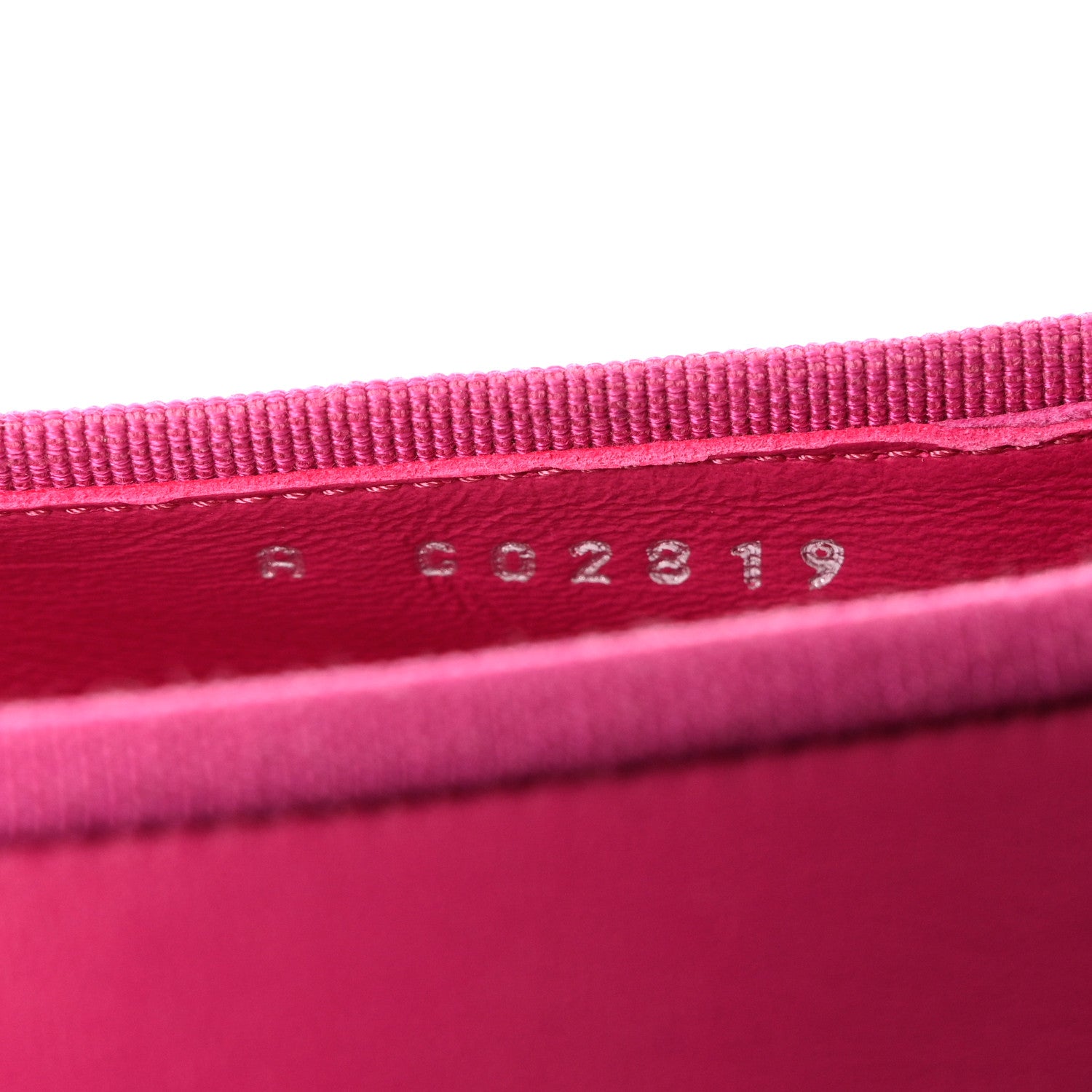 Chanel Goatskin Cap Toe CC Ballerina Flats 40.5 Bright Pink 6 of 9