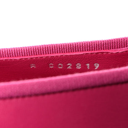 Chanel Goatskin Cap Toe CC Ballerina Flats 40.5 Bright Pink 6 of 9