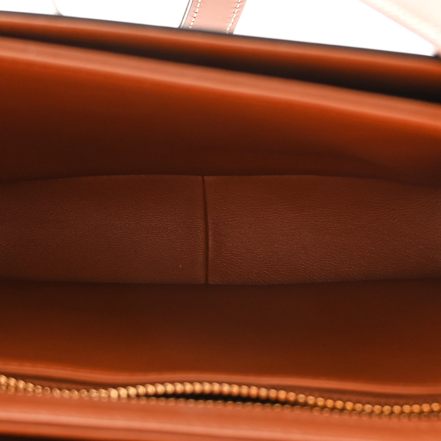 Celine Calfskin Triomphe Canvas Teen Triomphe Bag Tan 5 of 17