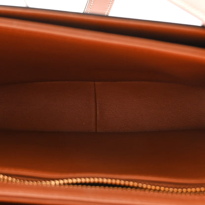 Celine Calfskin Triomphe Canvas Teen Triomphe Bag Tan 5 of 17