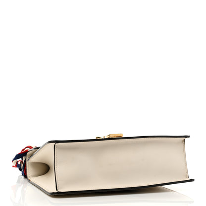 Gucci Calfskin Small Sylvie Shoulder Bag Off White 4 of 10