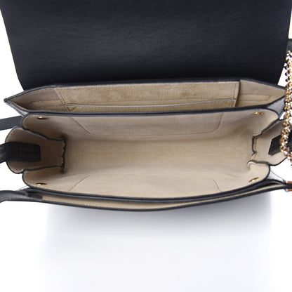 Chloe Suede Calfskin Small Faye Shoulder Bag Black 5 of 10