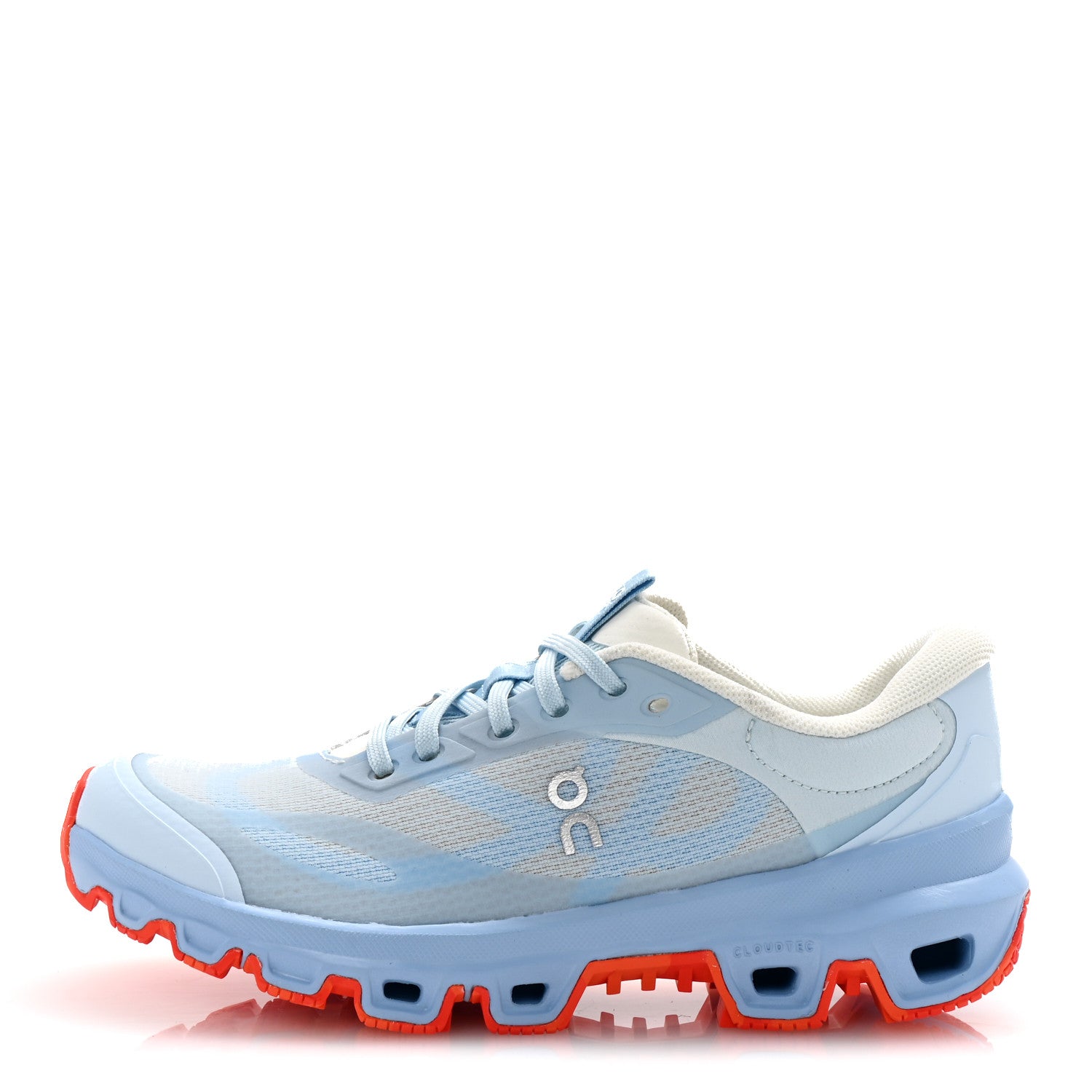 Loewe X ON Canvas Mesh Womens Cloudventure 2.0 Sneakers 38 Blue Red White 1 of 9