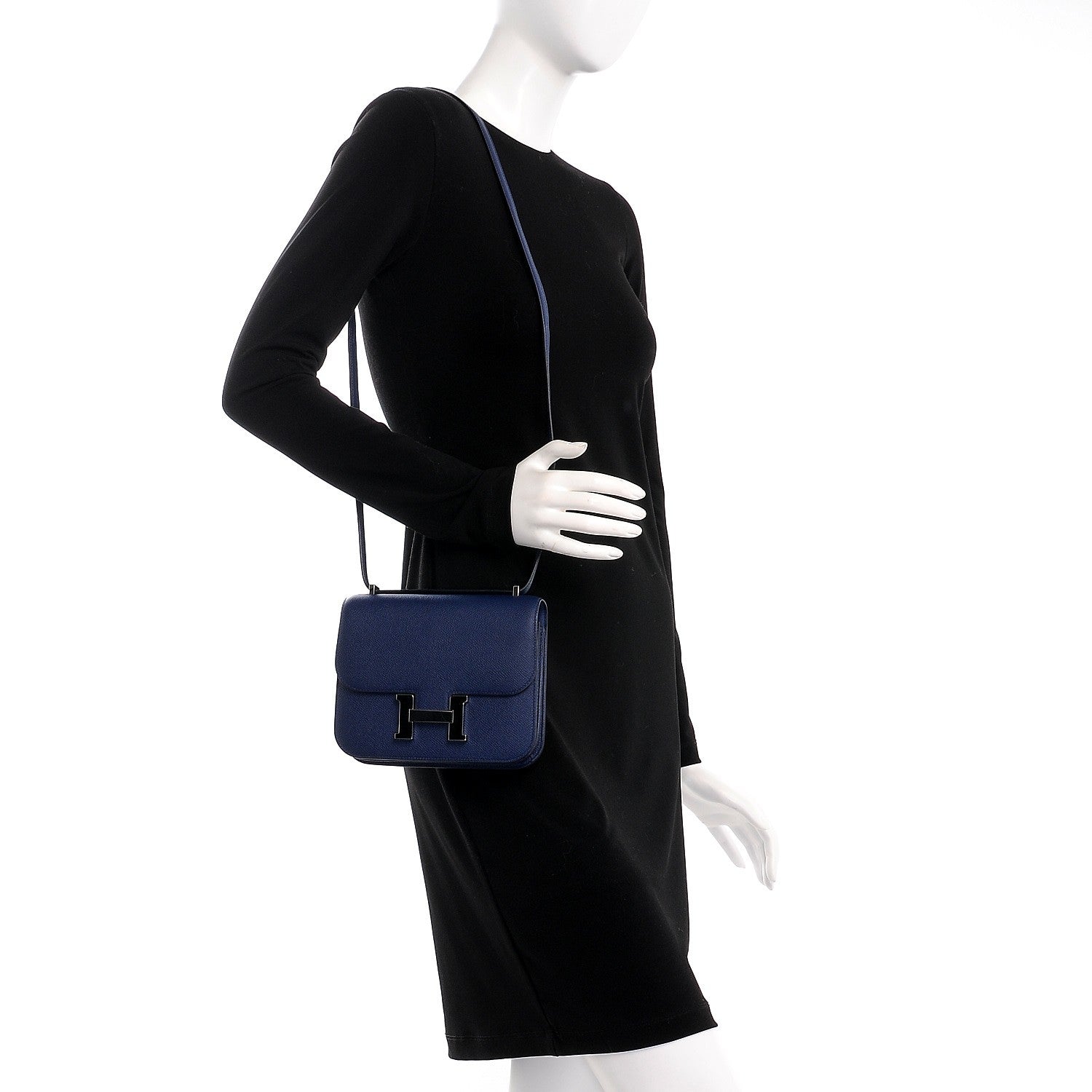 Hermes Epsom Constance 18 Bleu Saphir 2 of 18