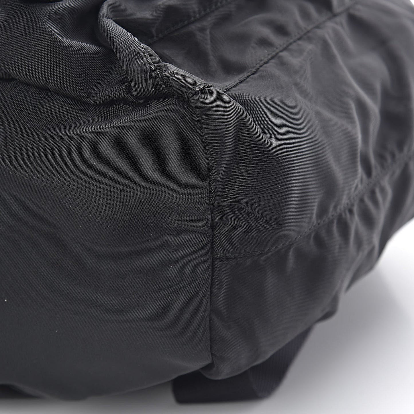 Nylon Vela Medium Backpack Black