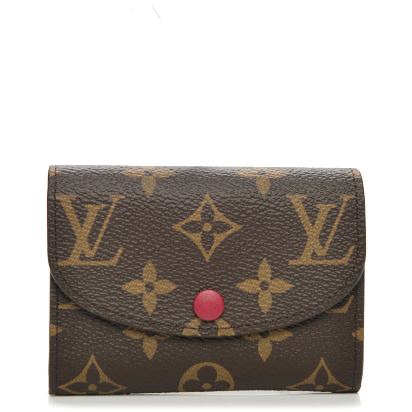 Monogram Rosalie Coin Purse Fuchsia