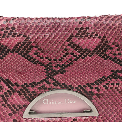 Christian Dior Snakeskin Malice Shoulder Bag Pink 8 of 12