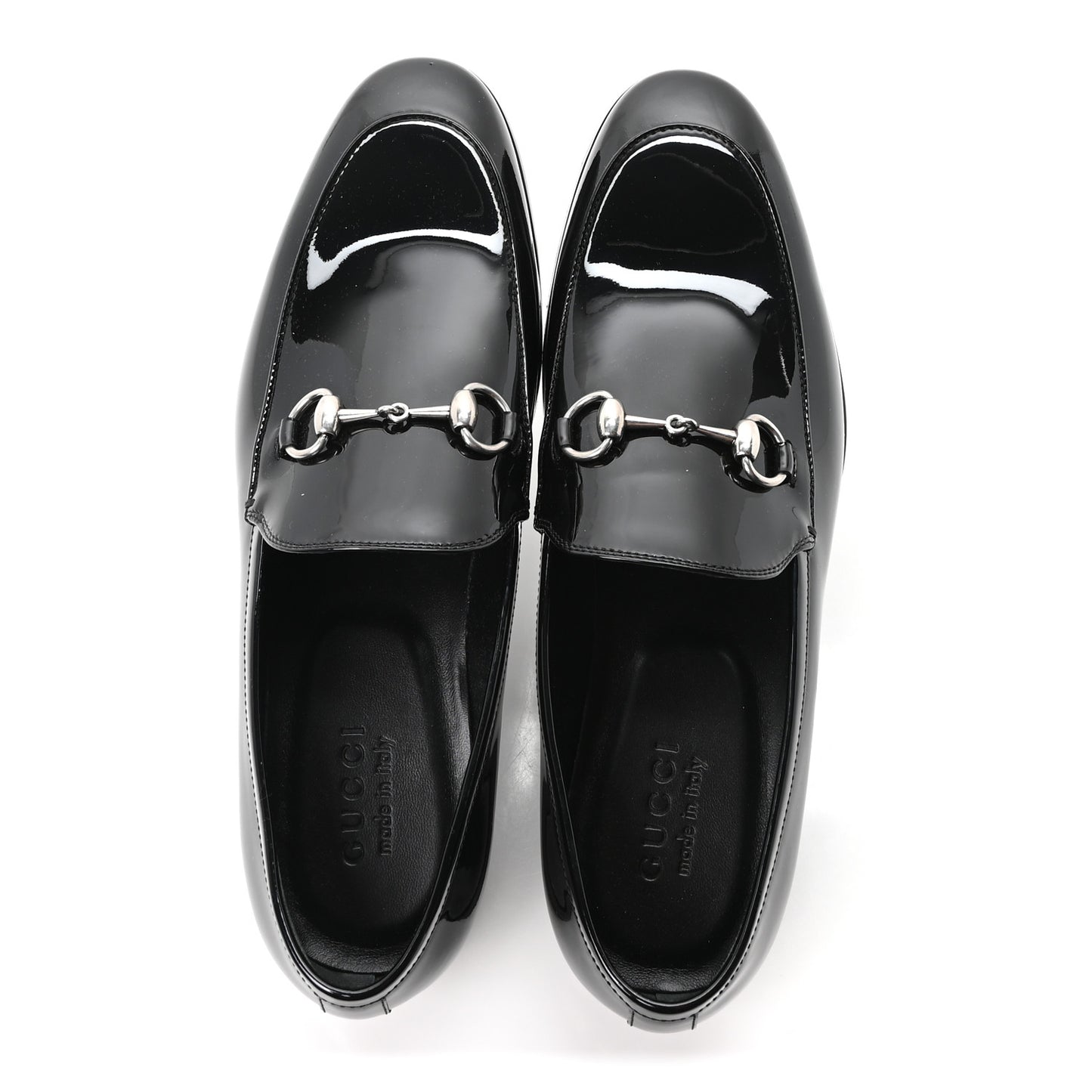 Vernice Crystal Horsebit Mens Jordaan Loafers 8 Black