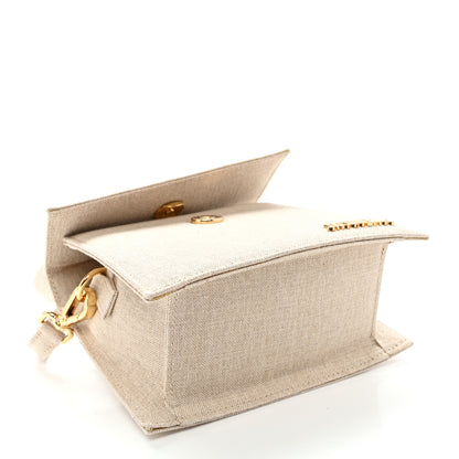 Jacquemus Linen Le Chiquito Moyen Light Greige 4 of 9