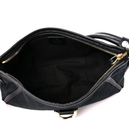 Gucci Monogram D Ring Abbey Pochette Black 5 of 11