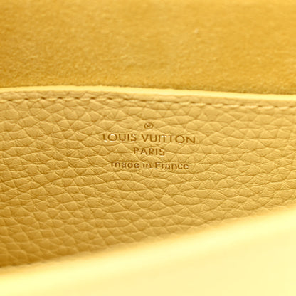 Louis Vuitton Taurillon Smooth Calfskin Scrunchie Twist One Handle PM Yellow 7 of 10