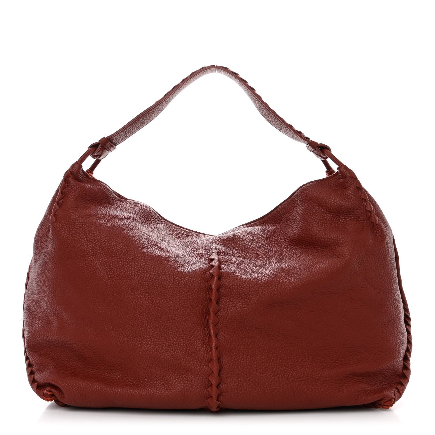 Bottega Veneta Washed Cervo Deerskin Large Hobo Brique 1 of 11