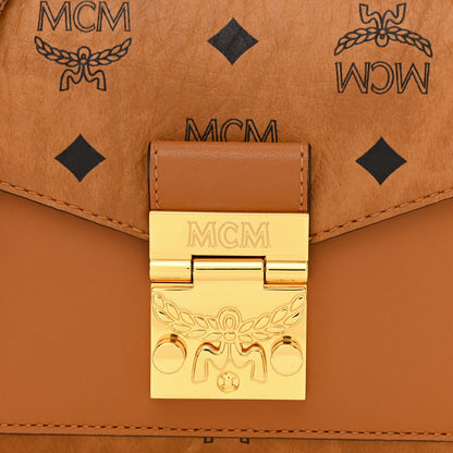 MCM Visetos Small Millie Crossbody Belt Bag Cognac 8 of 10