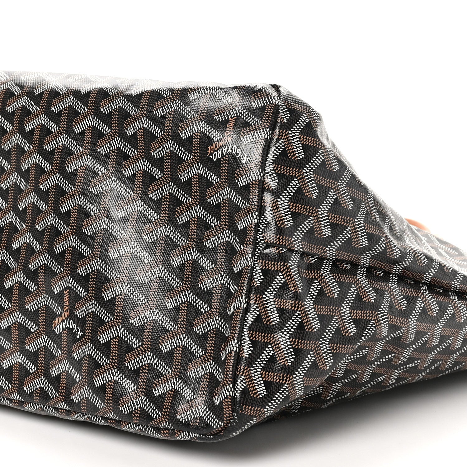 Goyard Goyardine Saint Louis GM Black Gold 10 of 11
