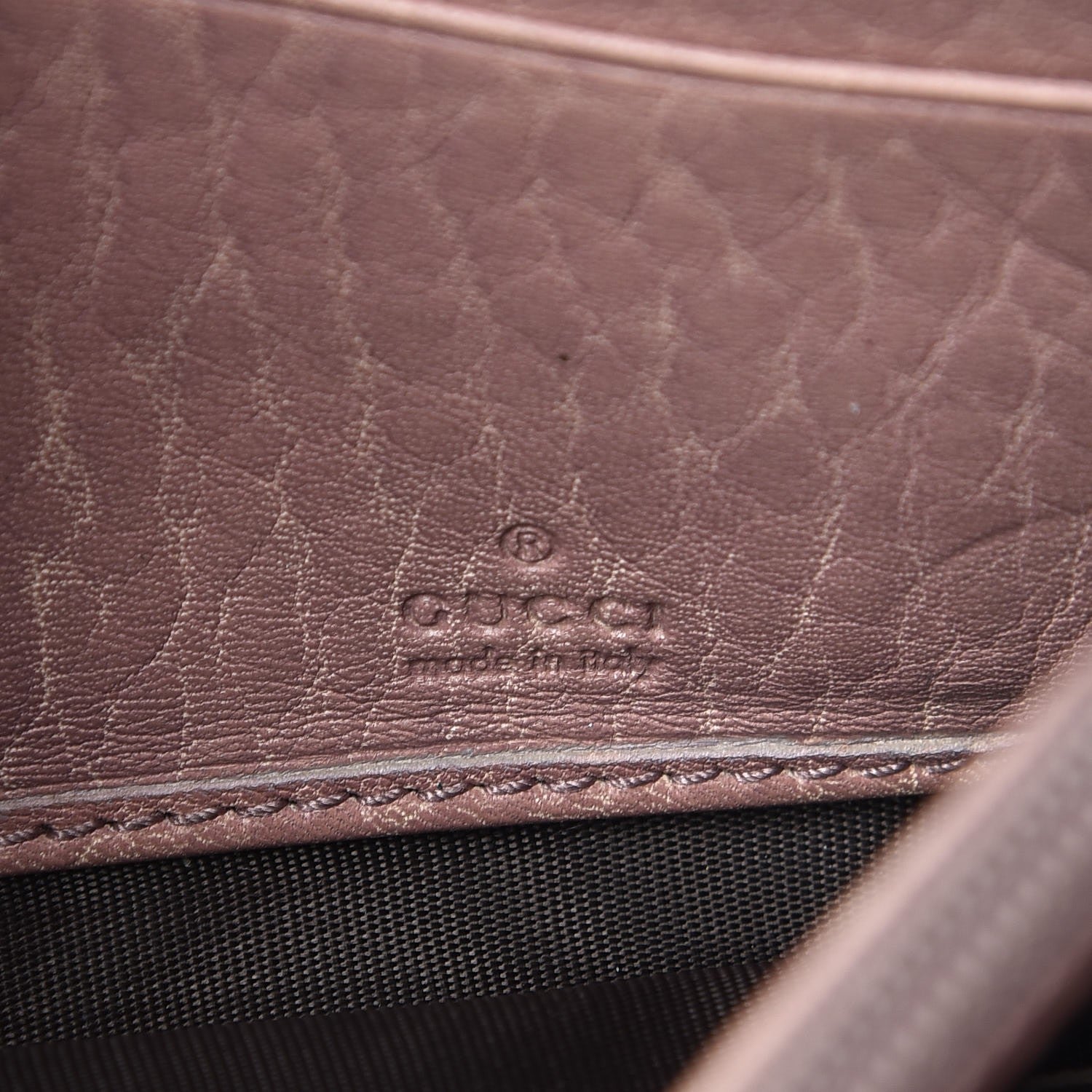 Gucci Guccissima Sukey Continental Wallet Pink 6 of 8