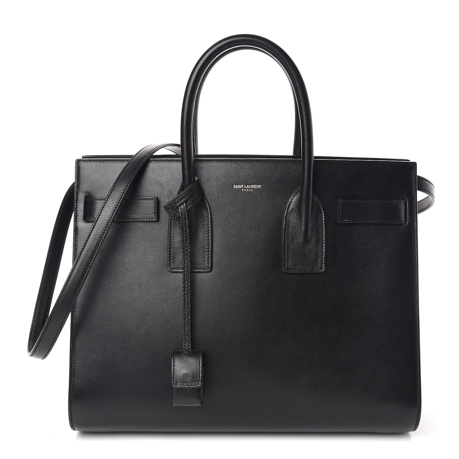 Saint Laurent Calfskin Small Sac De Jour Black 1 of 12