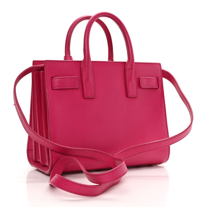 Saint Laurent Calfskin Nano Sac De Jour Bubblegum 3 of 13