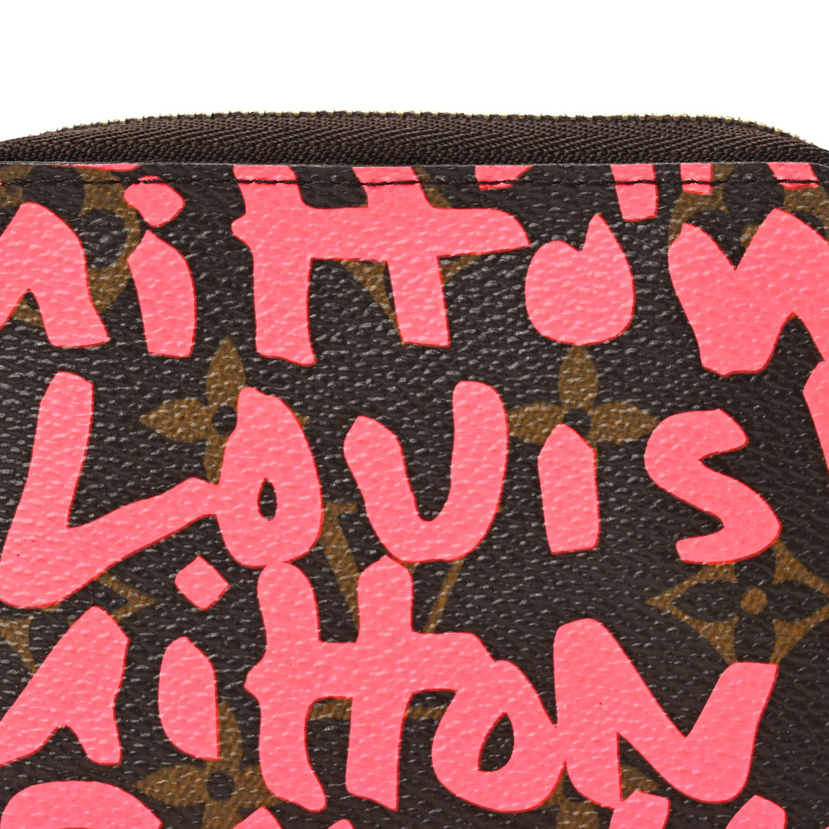 Louis Vuitton Monogram Graffiti Zippy Coin Purse Fuchsia 8 of 9