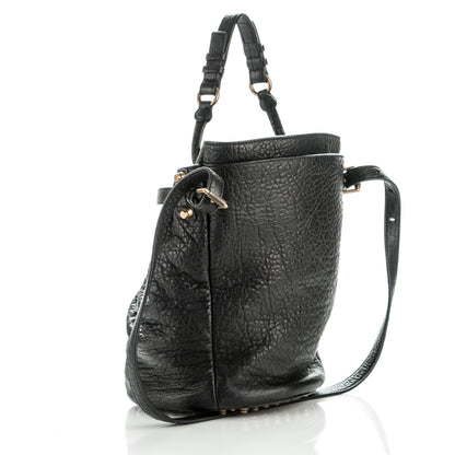 Alexander Wang Pebbled Lambskin Diego Bucket Black 3 of 8