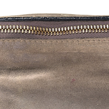 Chloe Suede Calfskin Braided Medium Marcie Satchel Motty Grey 13 of 13