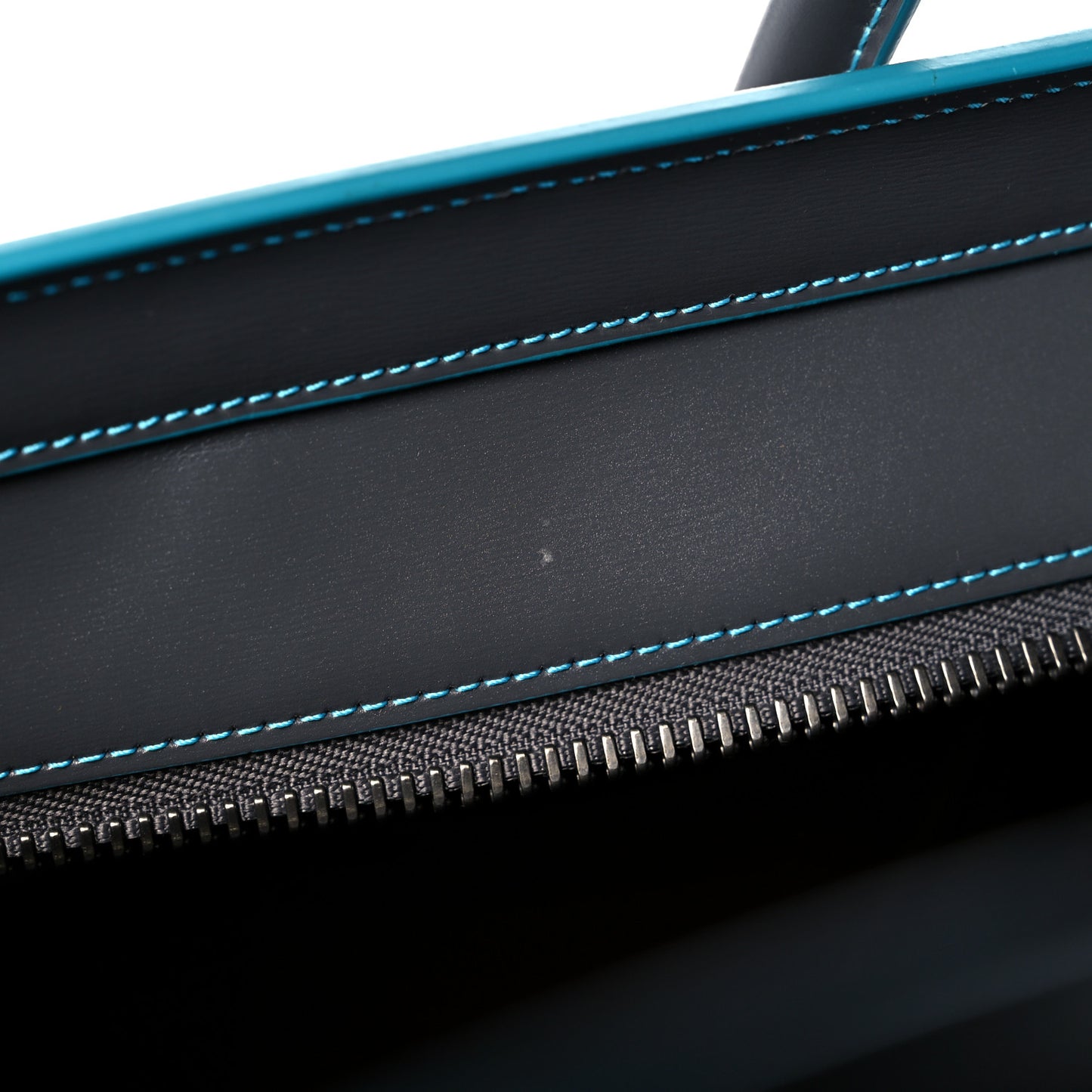 Satin Debossed Calfskin Micro Luggage Anthracite