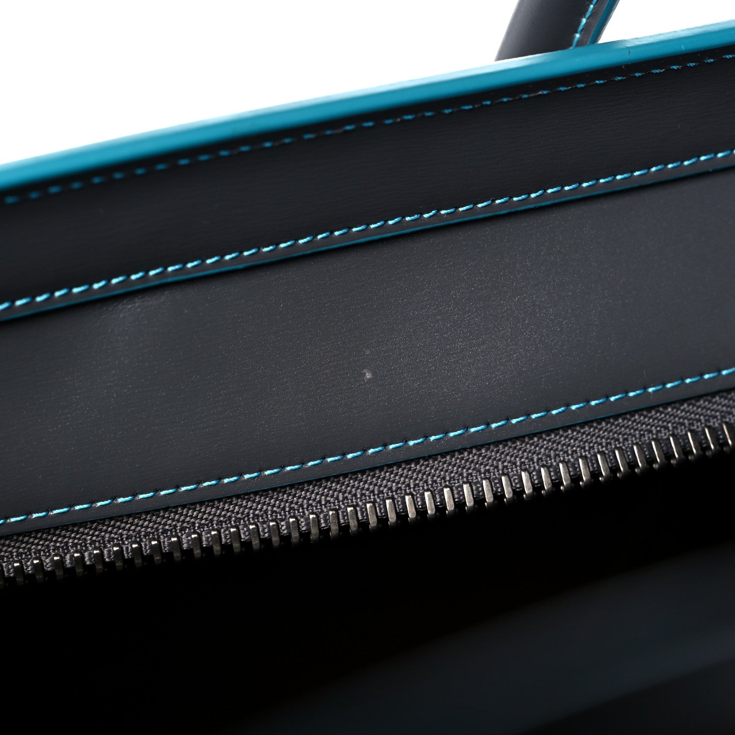 Celine Satin Debossed Calfskin Micro Luggage Anthracite 12 of 14
