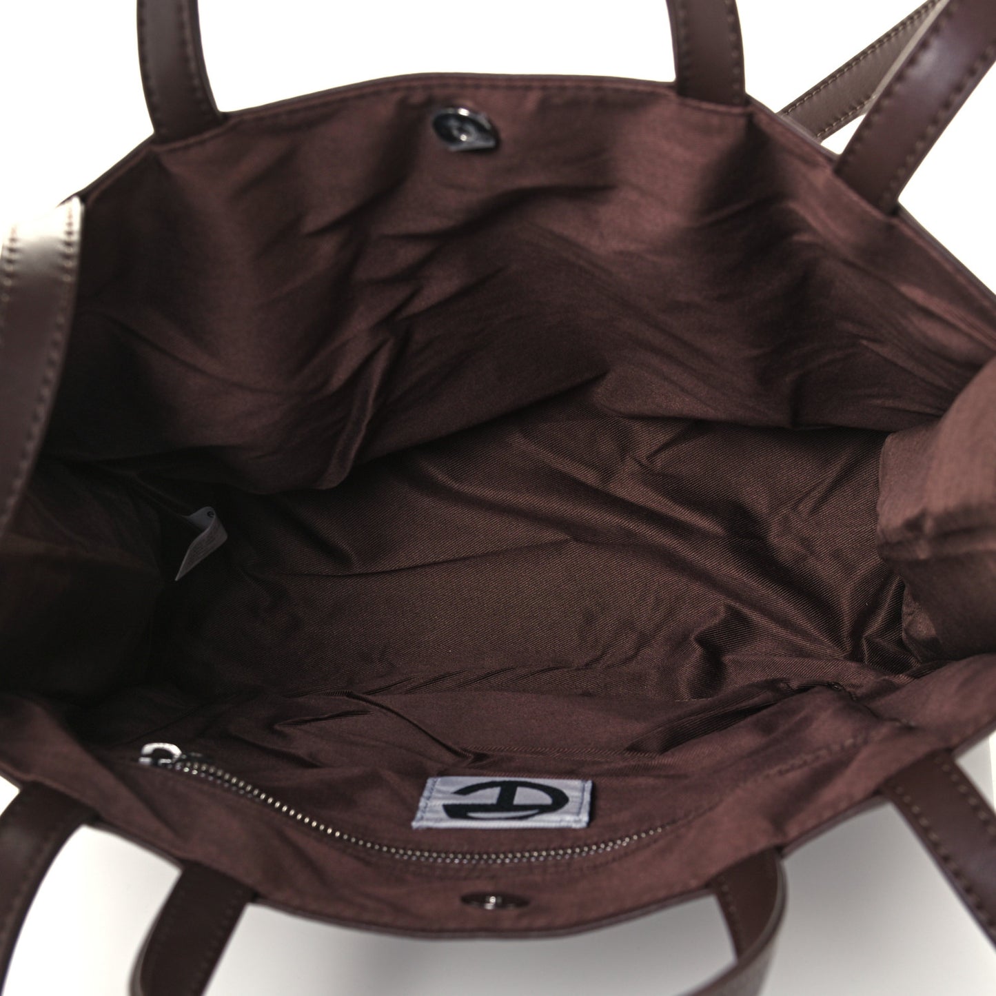 Vegan Leather Medium Shopping Bag Chocolate