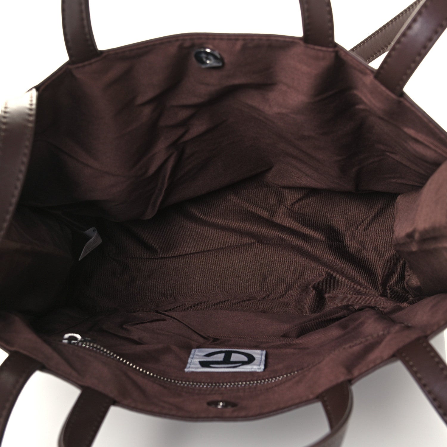Telfar Vegan Leather Medium Shopping Bag Chocolate 5 of 11