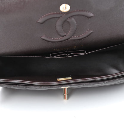 Chanel Lambskin Quilted Small Double Flap Dark Brown 4 of 4