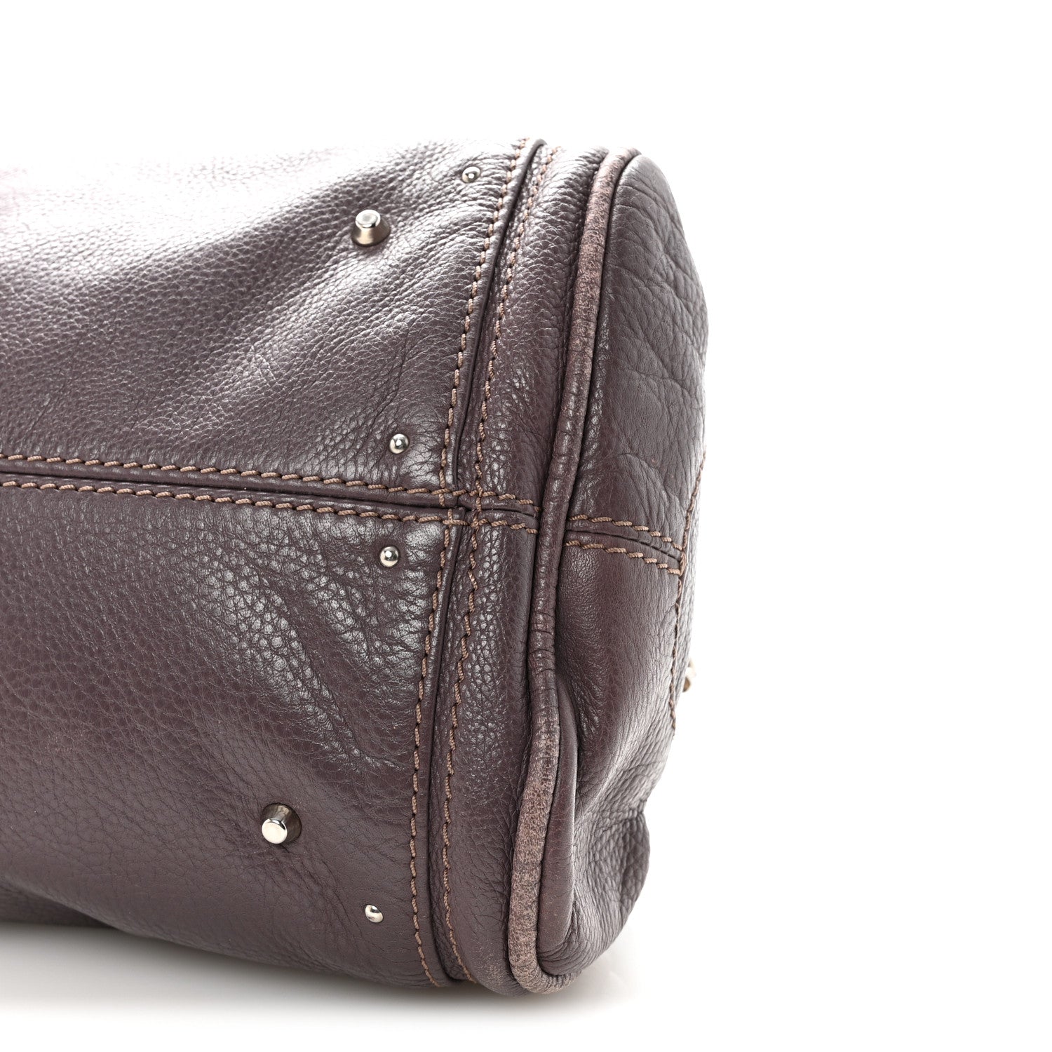 Chloe Calfskin Medium Paddington Satchel Purple 9 of 9