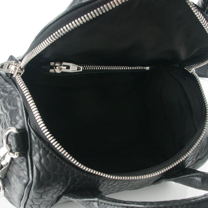 Alexander Wang Pebbled Lambskin Mini Rockie Black Rhodium Hardware 5 of 8