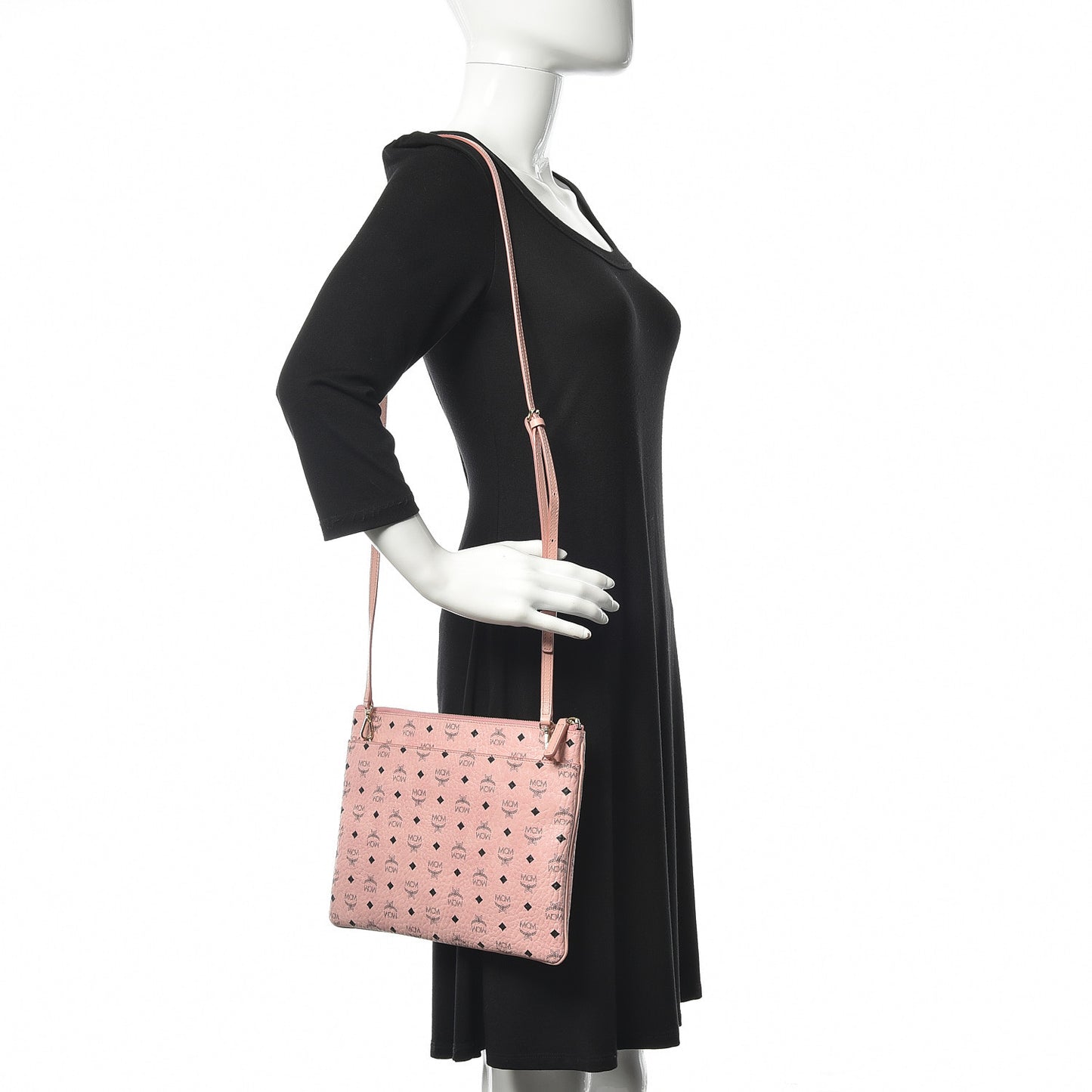 Visetos Medium Crossbody Pouch Soft Pink
