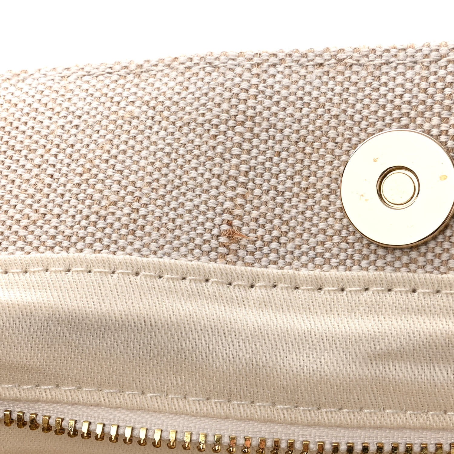 Chloe Canvas Diaper Bag Beige 13 of 16