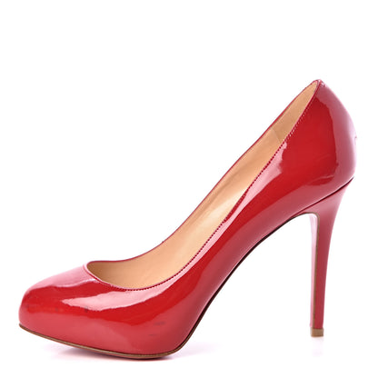 Christian Louboutin Patent Fifi 100 Pumps 36 Red 1 of 10