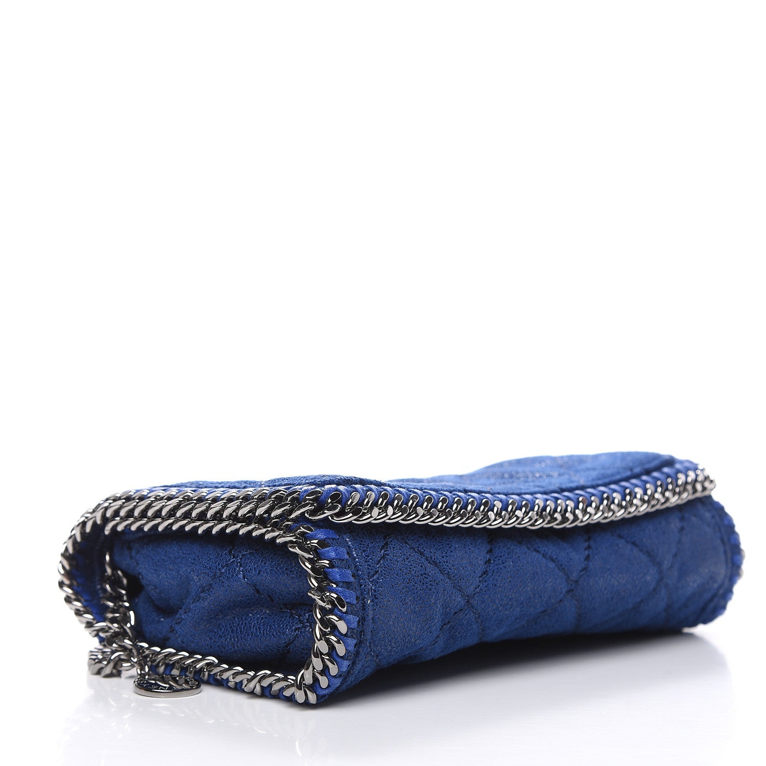 Stella McCartney Shaggy Deer Quilted Falabella Crossbody Bag Blue 4 of 9