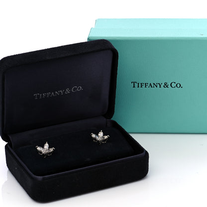 Tiffany Platinum Diamond Large Victoria Earrings 9 of 9