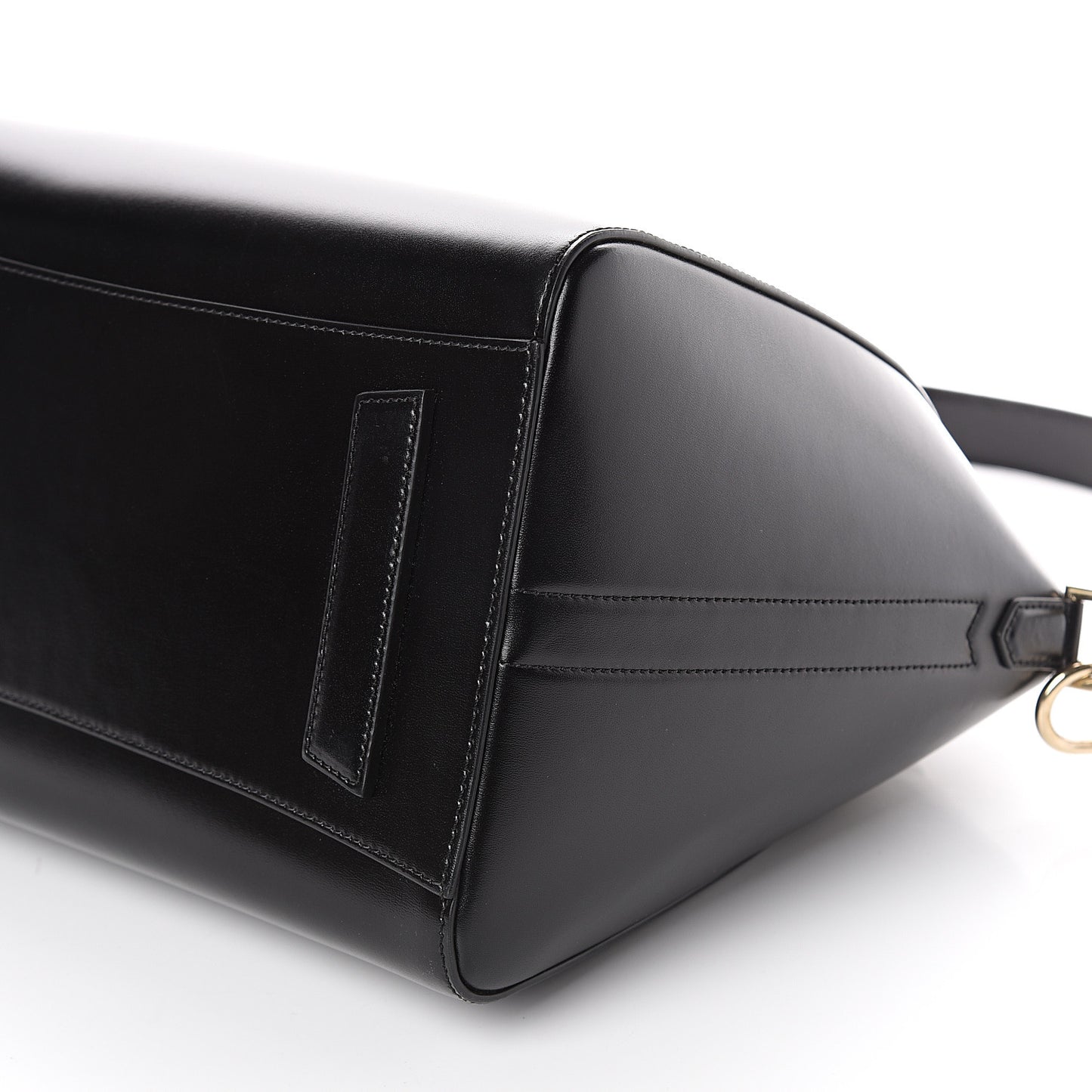 Shiny Lord Calfskin Medium Antigona Black