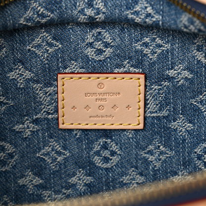 Louis Vuitton Monogram Denim High Rise Bumbag Blue 6 of 9